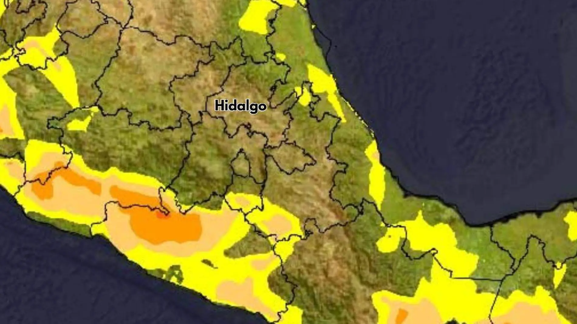 Clima en Hidalgo 30 de diciembre